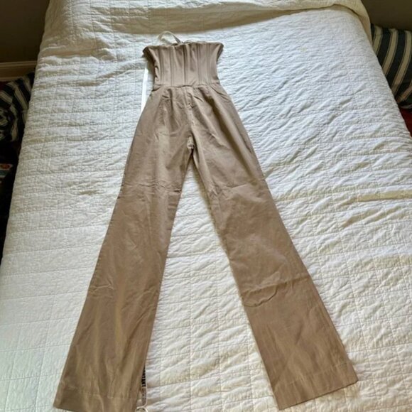 Mistress Rock Mousse Strapless Jumpsuit Corset NEW - Picture 7 of 7